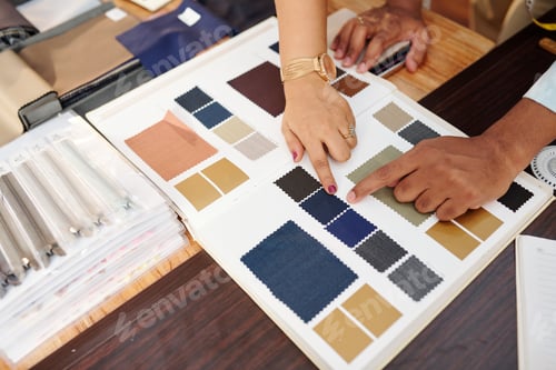 Preview: Choosing fabric from catalog