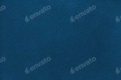 Preview: Natural, Genuine Solid Blue Leather Texture, Structure Of Matte Leatherette Macro Background