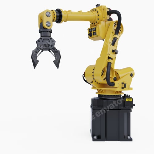 Preview: Robot arm grippers for industry.