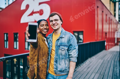 Preview: cheerful couple in love posing