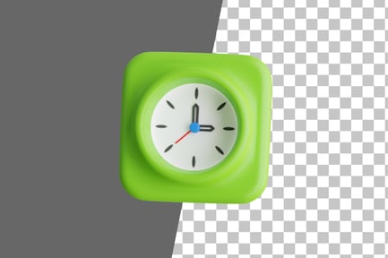 Preview: Clock 3D Icon