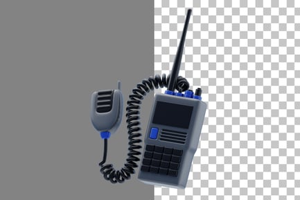 Preview: Walkie Talkie 3D Icon