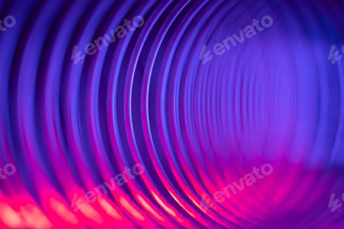 Vista previa: Cierre de resorte de metal enrollado con propiedades elásticas y de resistencia suficientemente altas en luz de neón