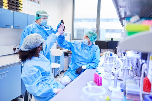 Preview: Research Team Gives Itself High Five After Success In Laboratory Research For Covid-19 Vaccine In
