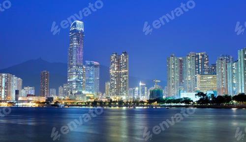 Preview: Hong Kong city at night