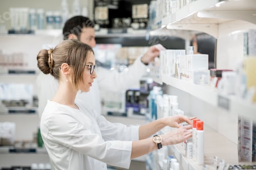 Preview: Pharmacists working in the pharmacy store