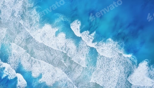 Preview: Sea as a background. Seascape from air