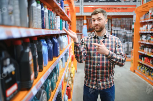 Preview: A customer at an auto parts store