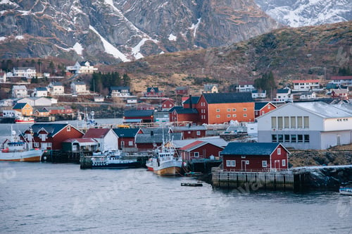Preview: Fishing village of Reine, Lofoten, Norway