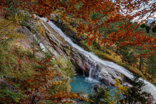 Preview: Waterfall in Pineta Valley, Ordesa and Monte Perdido National Park, Spain