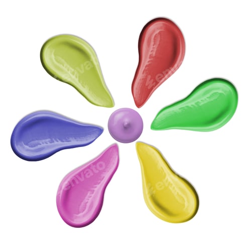Preview: Collection various smears lipstick, creams, ointments white background. Beauty cosmetic background