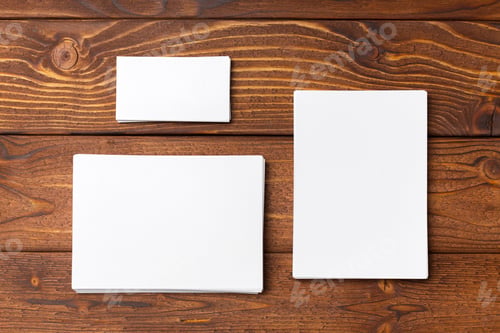 Preview: Blank white paper mock up