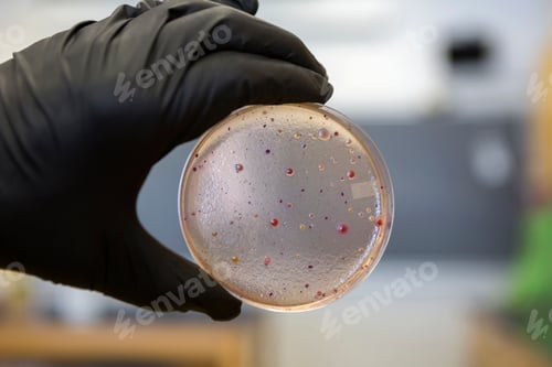 Preview: E. coli growing on a peri plate.