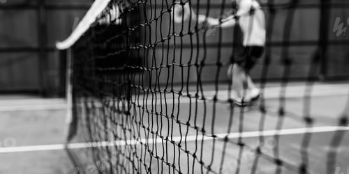 Preview: Tennis Practicing Exercise Athlete Court Fit Game Concept