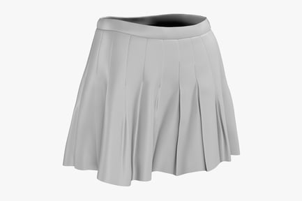 Preview: Pleated Mini Skirt