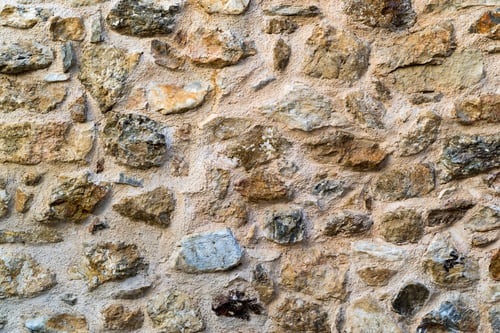Preview: The Abstract Textured Surface Of An Old Stone Wall For Backgrounds And For Wallpaper