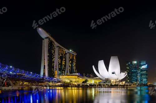 Preview: Marina Bay Sands at night