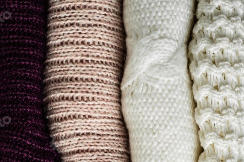 Preview: knitted warm clothes