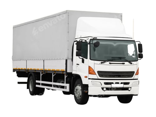 Preview: Truck on isolated background isolate