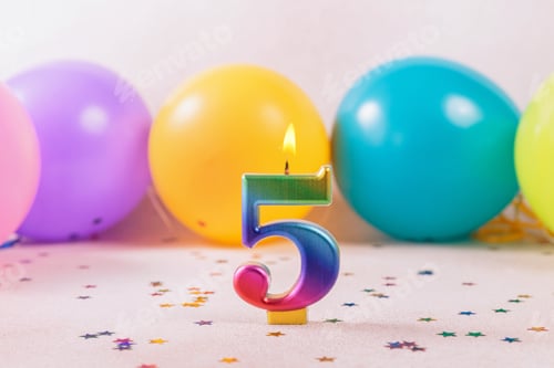 Preview: Fifth Anniversary Festivities: Colorful Decor