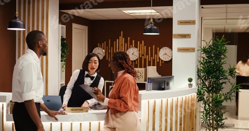 Preview: Concierge personnel performing tasks