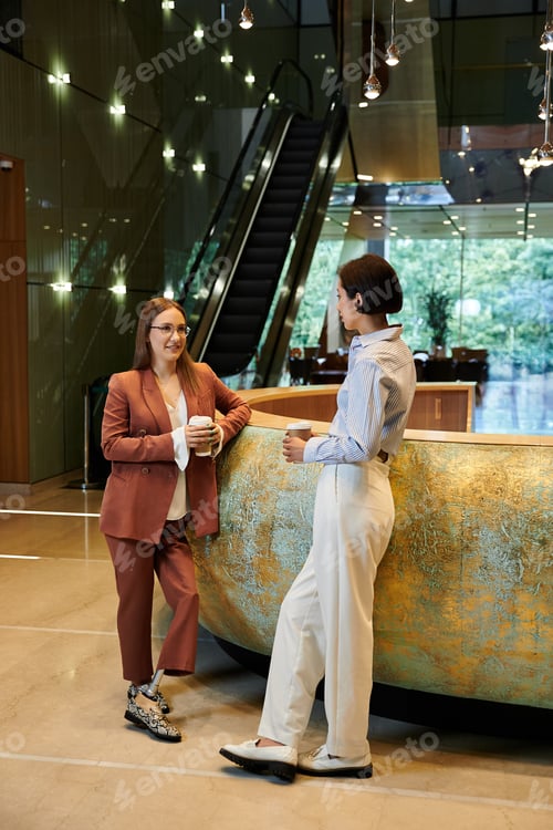 Preview: Office lobby chat