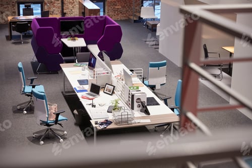 Preview: Interior of a modern style loft office