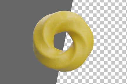 Preview: Twisted Ring Neon 3D Icon