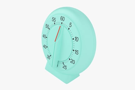 Preview: Mint Green Retro Kitchen Timer