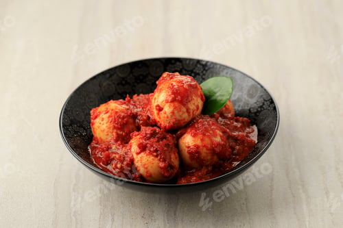 Preview: Telur Bumbu Balado or Spicy Boiled Egg