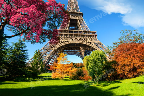 Preview: Trees in park of Paris in autumn