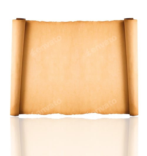 Preview: scrolled old paper