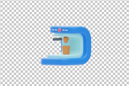 Preview: Coffee Machine 3D Icon