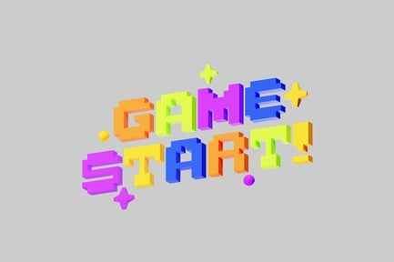 Preview: Game start pixel art design