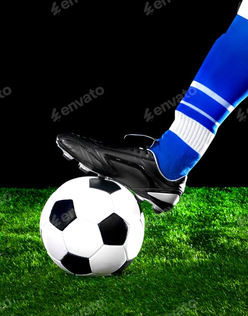 Preview: soccer player with ball