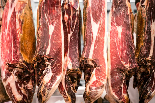 Preview: jamon serrano spanish traditional cured ham in barcelona spain