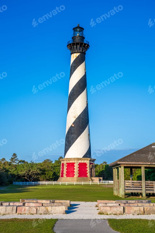 Preview: Cape Hatteras Lighthouse in the Outer Banks of North Carolina, USA