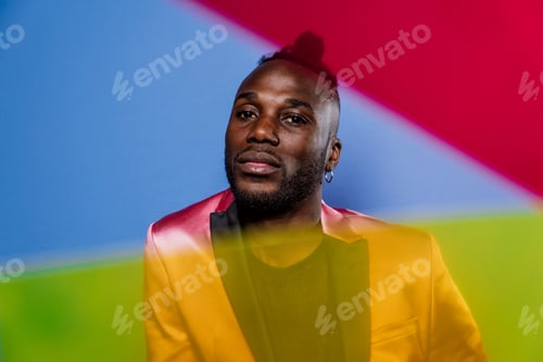 Preview: Artistic portrait with gel lights