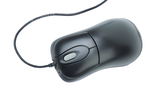Preview: Black optical computer mouse