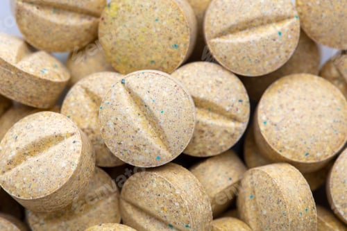 Preview: Homeopathic pill supplement. Alternative Medicine. Vitamin capsules.