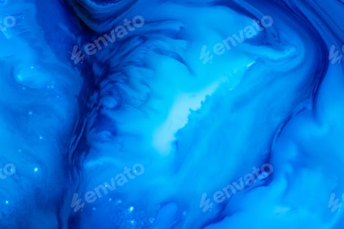 Preview: Abstract flow of liquid paints in mix