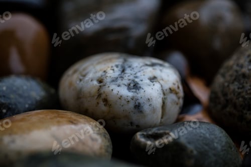 Preview: Macro close up of wet stones