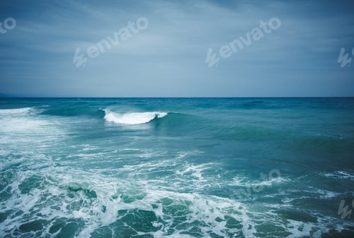 Preview: High sea wave during storm at the Black sea