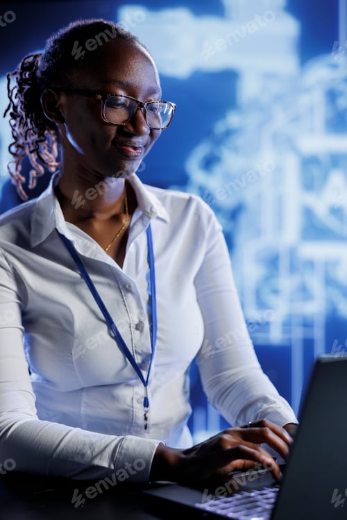 Preview: IT engineer oversees AI neural network