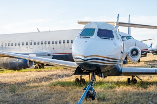 Preview: Disassembled planes in the aircraft graveyard
