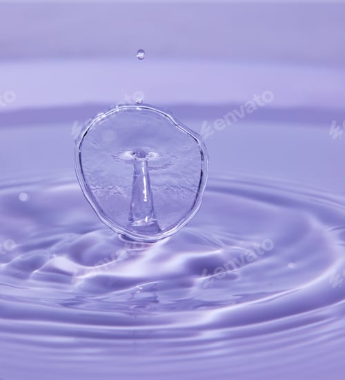 Preview: Abstract background of splash of color water, collision of colored drops, the concept