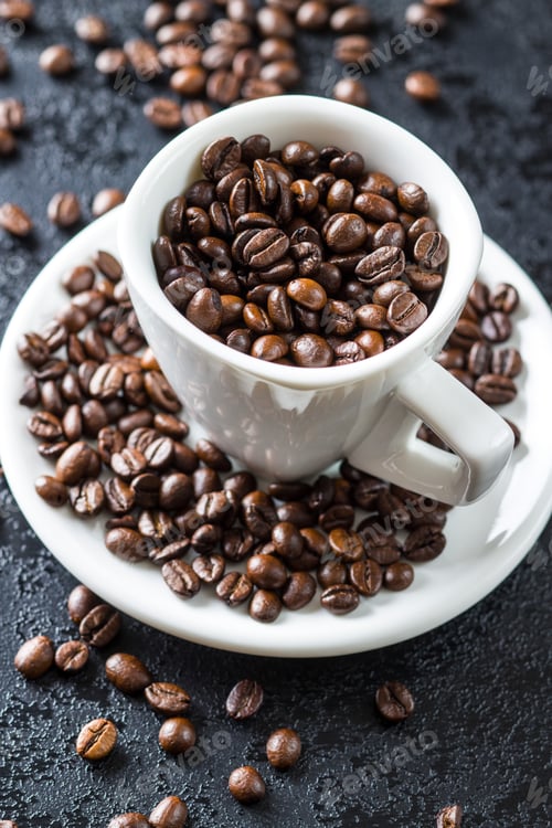 Preview: Roasted coffee beans.