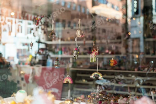 Preview: Christmas toys storefront.