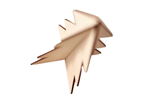 Preview: #6712 Beige wooden christmas trees decor isolated on a transparent background