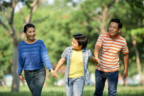 Preview: Adorable Family Spending Day Outdoors